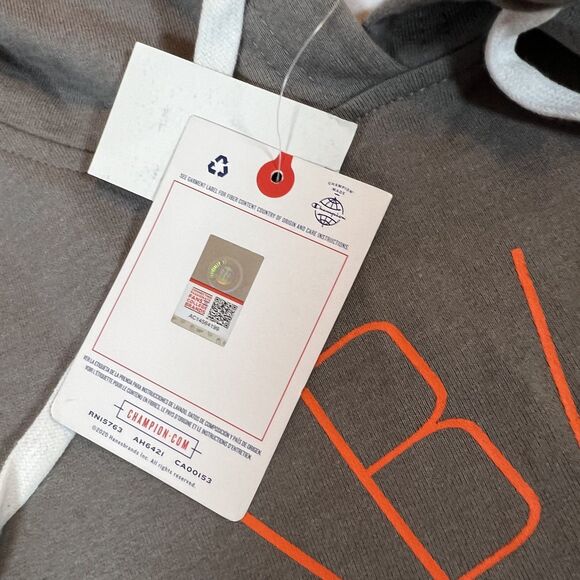 Auburn Tigers Hoodie Mens‎ Large NCAA Football Pullover Sweatshirt Champion New - Picture 3 of 10